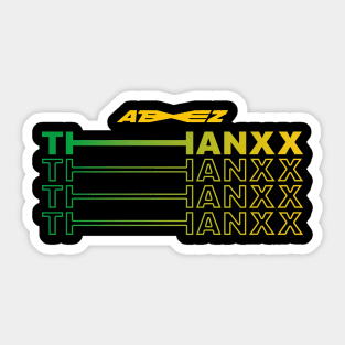 Ateez Thanxx Sticker